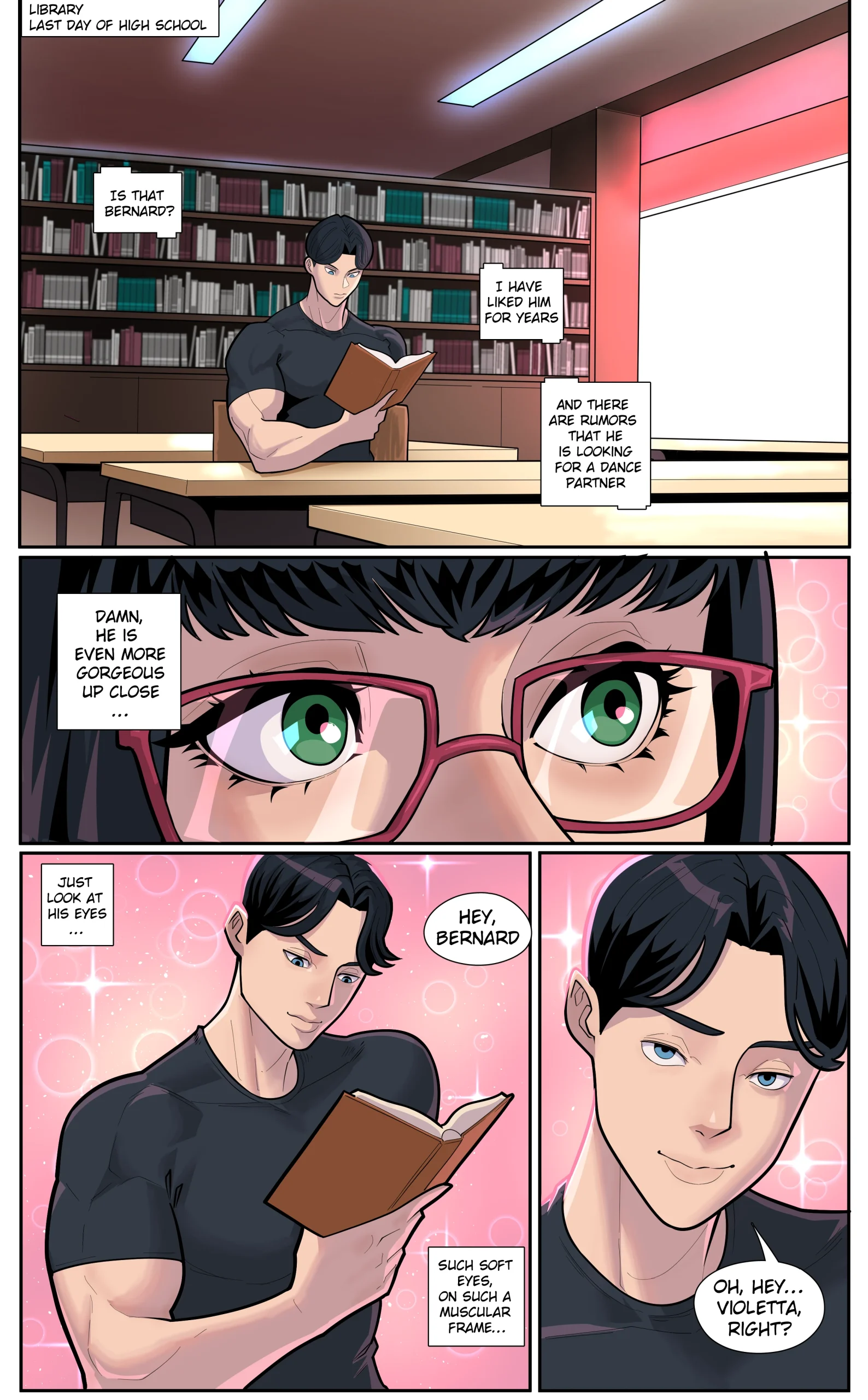Flat Lovers 6 – A breast and ass expansion comic featuring Violetta’s transformation