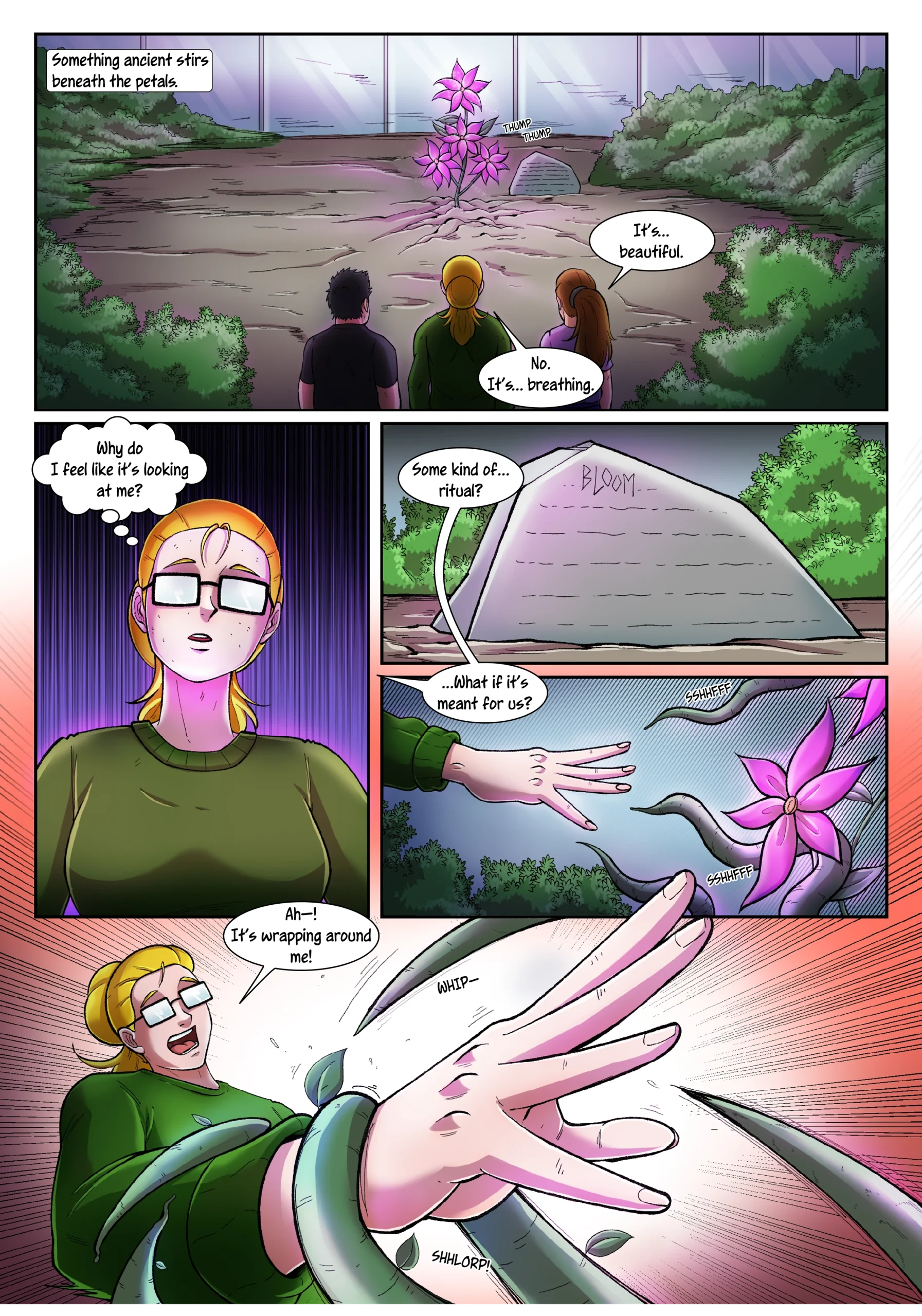 Erotic comic art with breast expansion and ass expansion