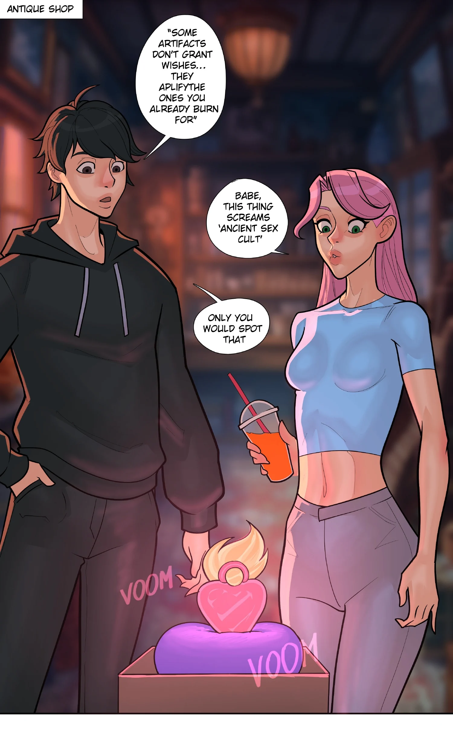 Devotion: A Breast Expansion & Ass Expansion Romance Comic
